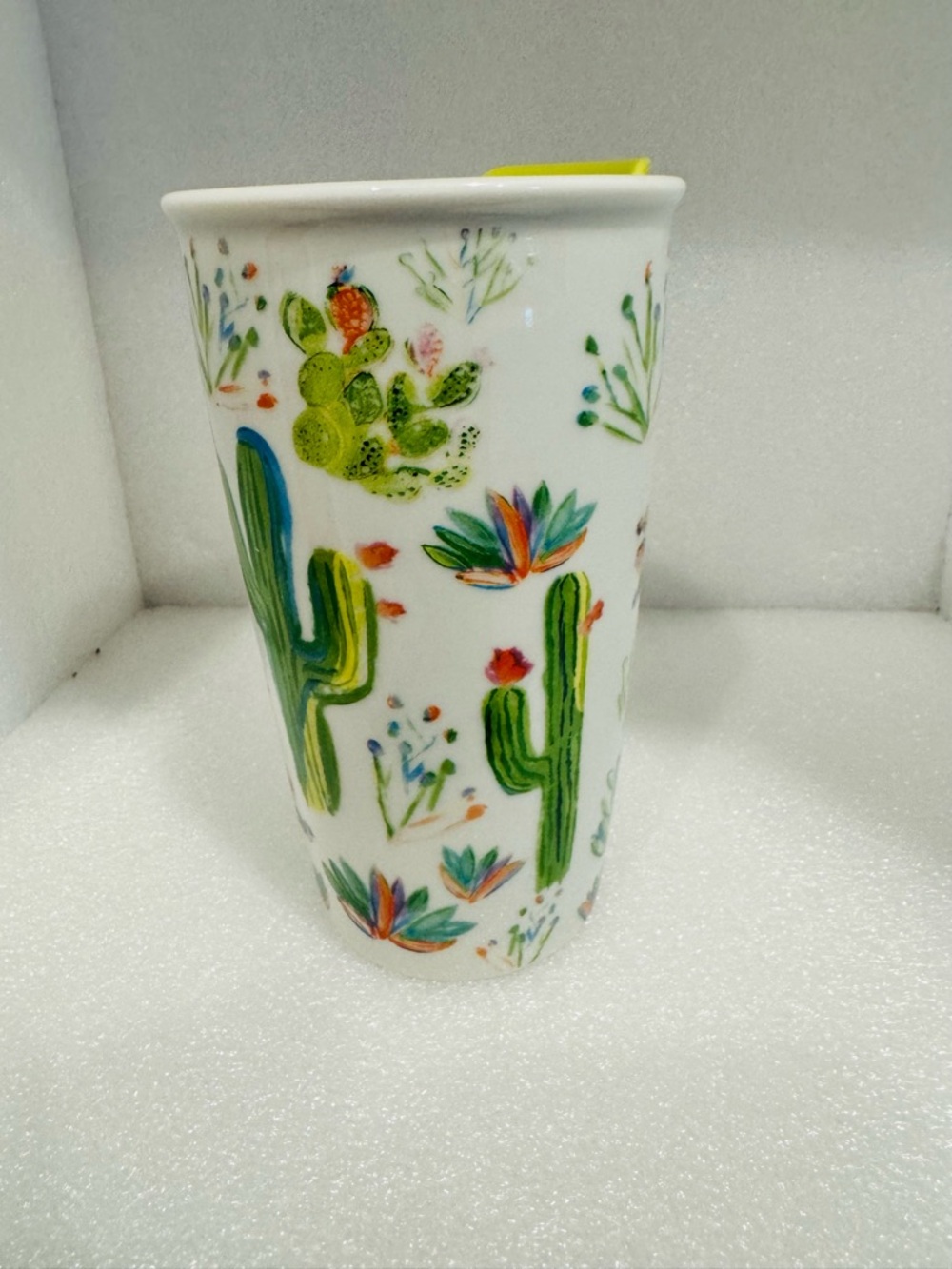 Arizona Starbucks coffee mug with lid, cactus and flowers Starbucks cup - Picture 4 of 6